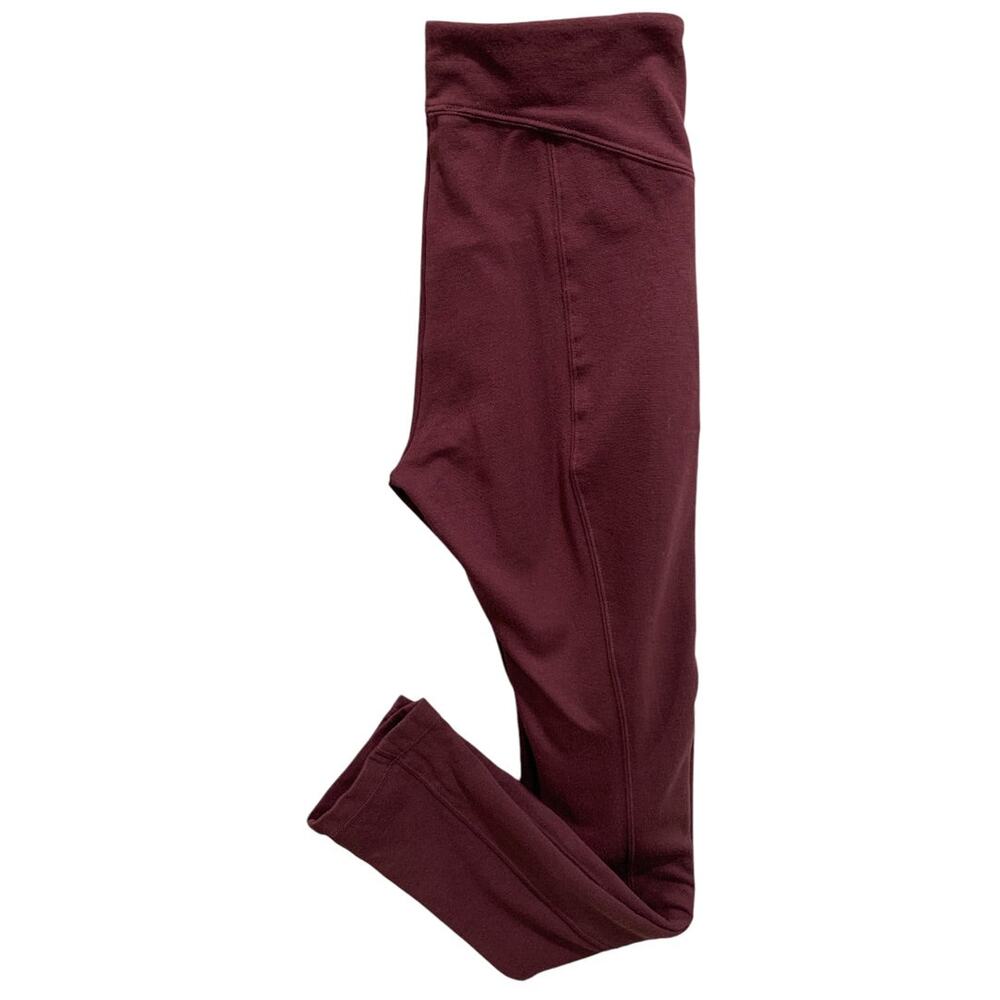 Small White House Black Market Womens Merlot Ponte Knit Stretch Pants
